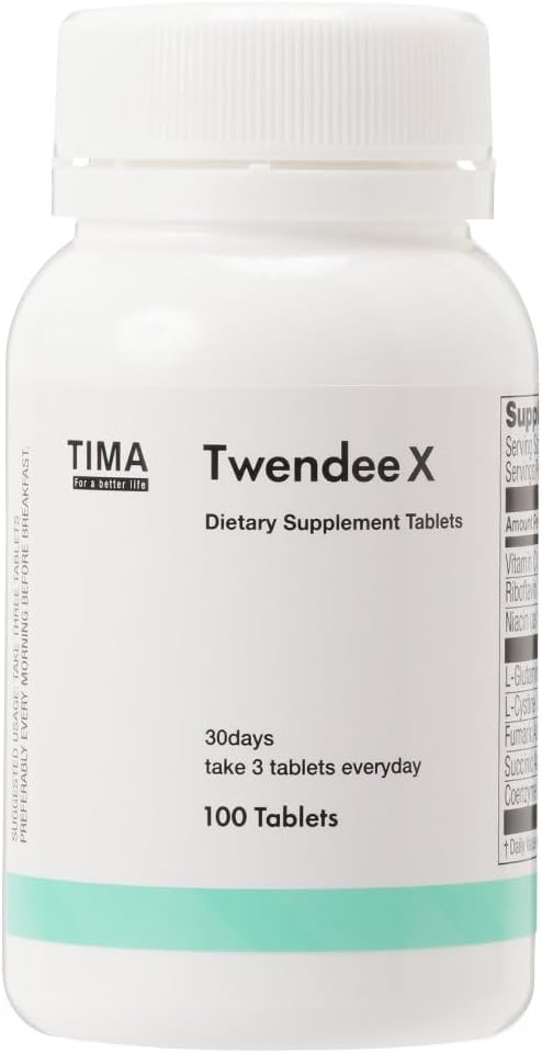 X Super Antioxidante Ergänzung durch 8 Wirkstoffe Vitamin B&C L-Glutamin L-Cystine Coenzym Q10 Succinic-Acid Humaric-Acid Niacin