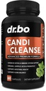 Candi Cleanse Support Ergänzung Pillen - Anti Overgrowth Ergänzungen für Frauen & Männer - Extra Strength Balance Control Probiotic Complex Cleanser - Natürliche pflanzliche Oregano & Caprylic Säure Kapseln