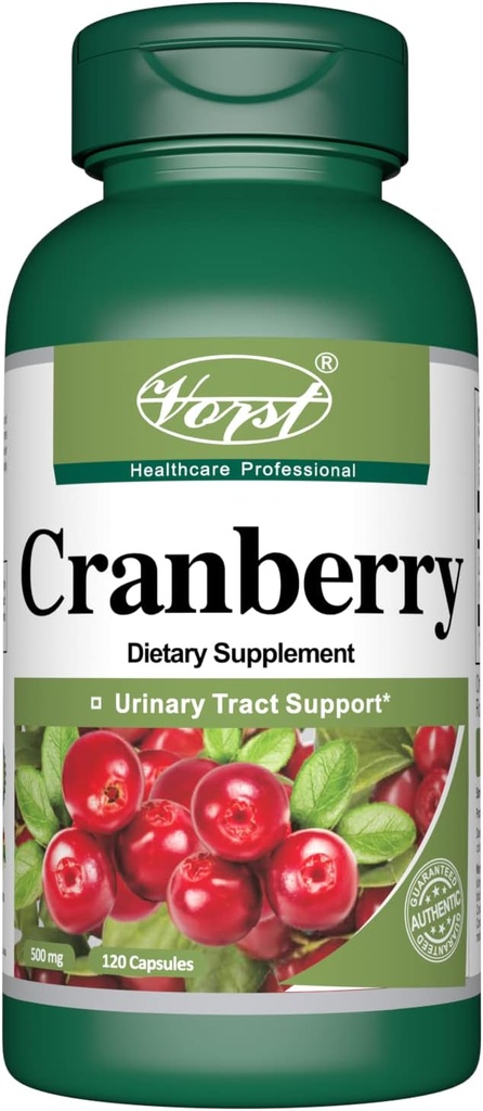 Cranberry 500mg mit 12:1 Extrakt Ratio (6000 Rohextrakt Äquivalent) 120 Kapseln | Gesunde Urinary Tract Unterstützung | Unterstützt gesunde Verdauung...