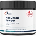 Designs für die Gesundheit MagCitrate Pulver - 300mg Magnesiumzitrat zur Unterstützung von Ruhe, gelegentlicher Verstopfung + Regelmäßigkeit - Nicht-GVO, Glutenfreie köstliche Getränk Mix Add-in, Zitronengeschmack (60 Portionen/240g)