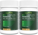 Probiotics for Women and Men, 300 Billion CFU 11 Strains, Acidophilus Probiotic Supplement mit Organic Herbal & Digestive Enzymes Shelf Stable for Digestion & Immun Support 120 Count