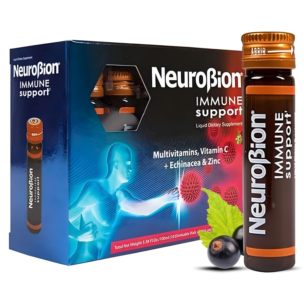 Neurobion Immununterstützung mit Echinacea & Zink 10 Vials x 10 ml