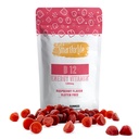 B12 Gummy Vitamine - 1500 mcg Vitamin B12 Gummi für Erwachsene und Kinder - Hilft mit Energie, Stoffwechsel, Knochen Nervous System Unterstützung - Raspberry Flavor - 60 Count - 60 Tage Versorgung