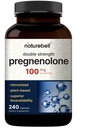 Pregnenolone 100mg, 240 Kapseln | 99% Reinheit, Micronized Grade für höhere Absorption, pflanzenbasiert – natürlicher Precursor, Gehirn & Immungesundheitsergänzung – Non-GMO, Soy Free
