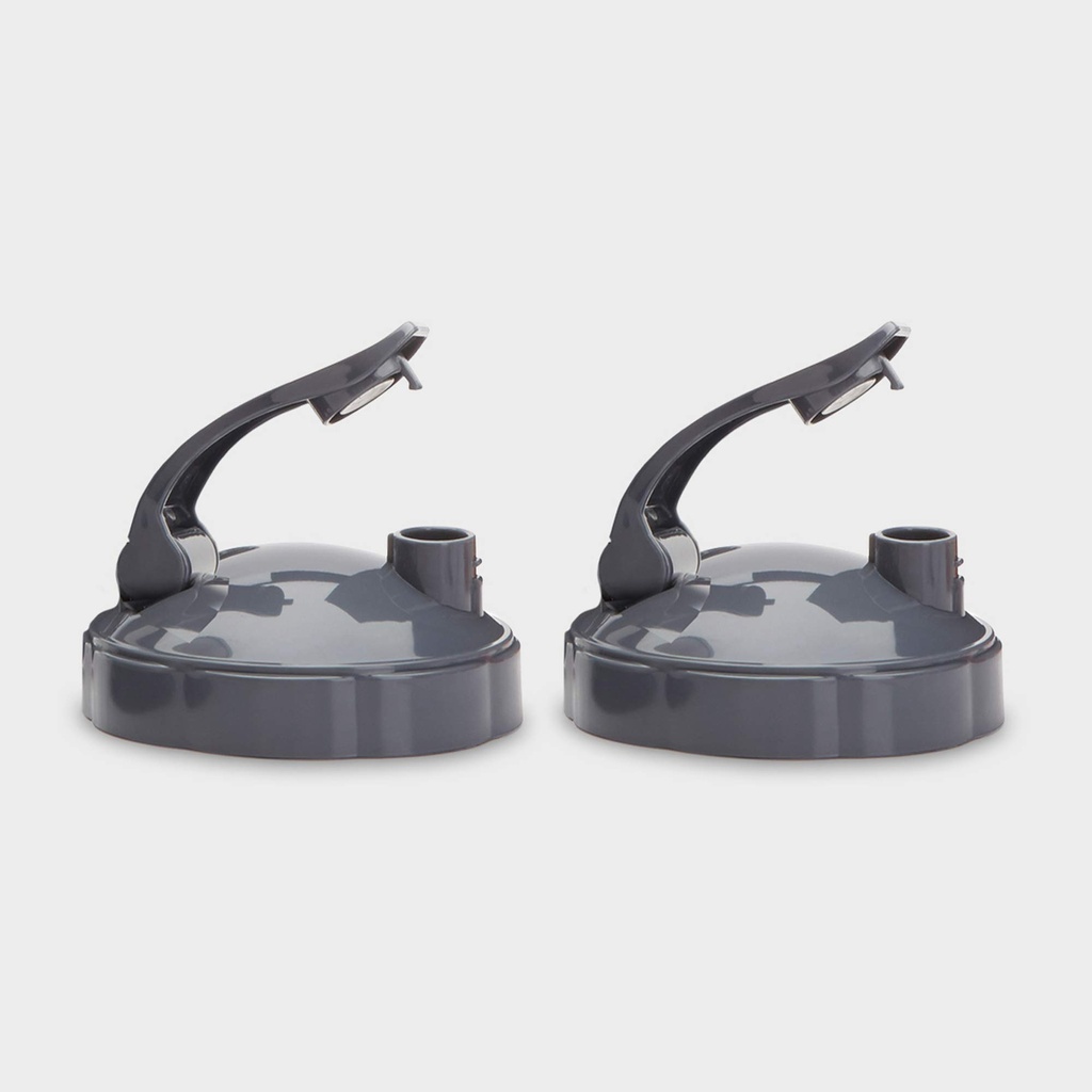 NutriBullet Flip Top To-Go Lid (Set von 2), Grau, .25 Lbs