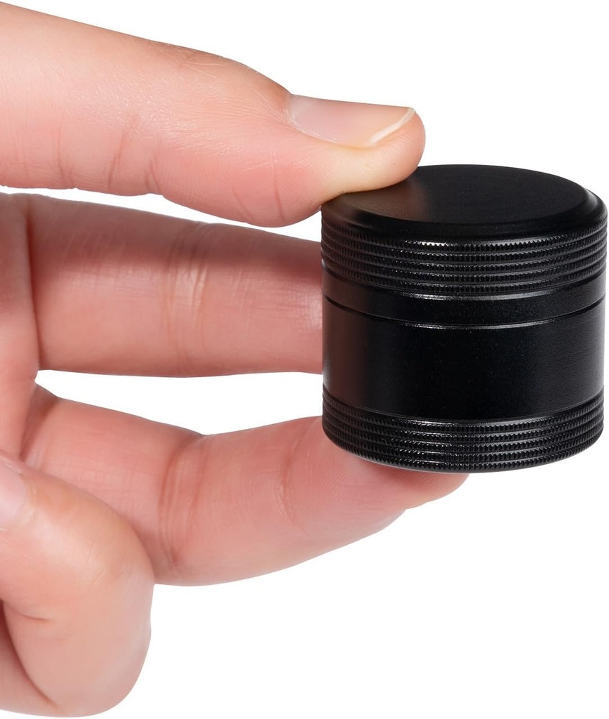 Metall Pille Box Pocket Purse Größe - Wasserdichte tägliche Pille Container, Einzel-Aluminium Pille Case Tragbare kompakte Runde Medizin Organizer Pillenhalter für Medikamente, Fischöle Vitamine