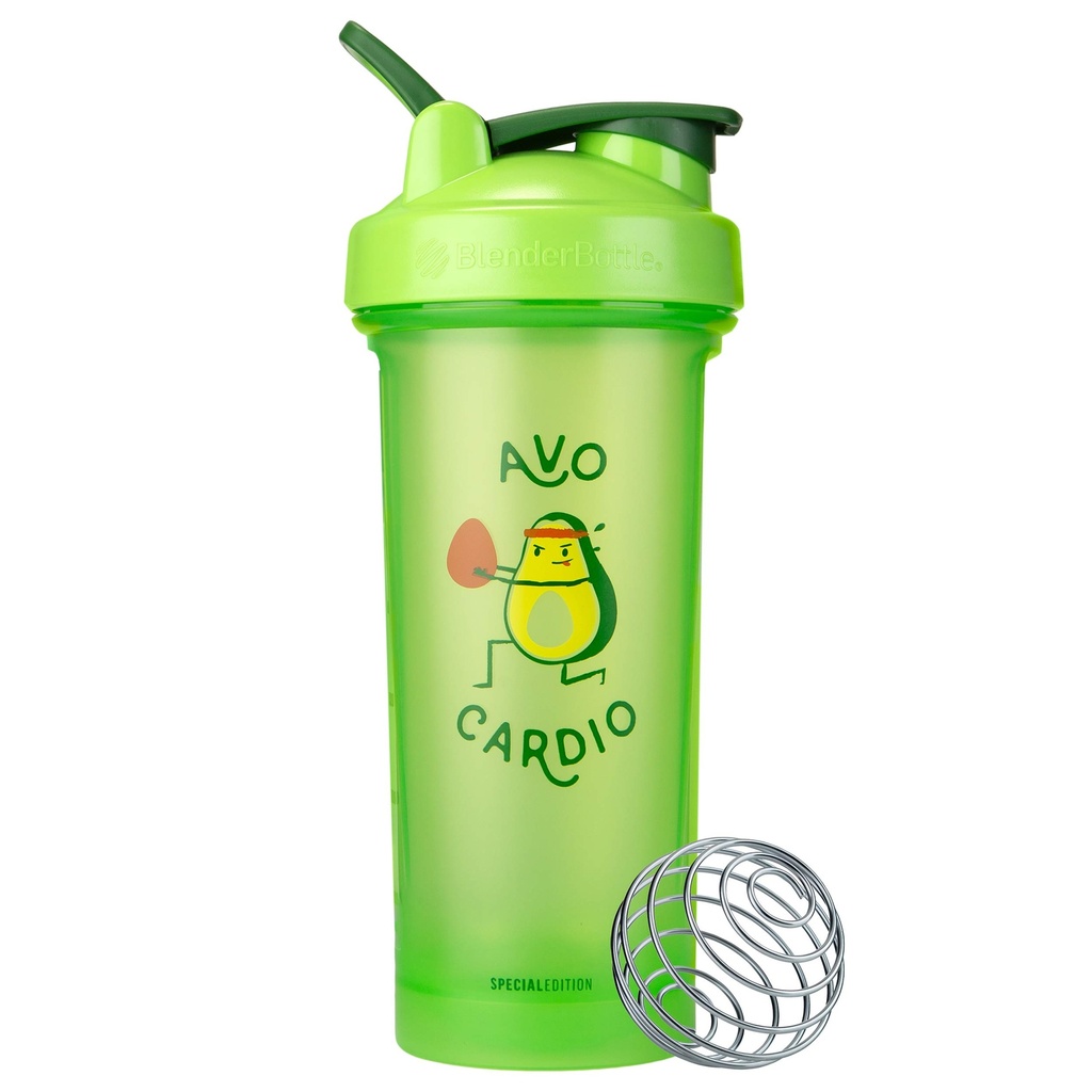 BlenderBottle Just for Fun Classic V2 Shaker Bottle Perfekt für Protein Shakes und Pre Workout, 28-Ounce, Avo Cardio