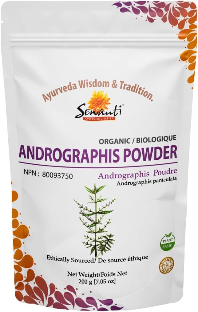 Sewanti Andrographis Extract Powder - Andrographis Paniculata für LebergesundheitHerHerbal Supplement 200g