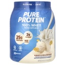 Reines Proteinpulver, Whey, High Protein, Niedriger Zucker, Glutenfrei, Vanillecreme, 1,75 lbs
