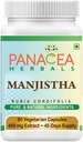 Panacea Herbals Manjistha Capsules (90 Veg Caps 400mg Extract) Rubia Cordifolia, Indian Madder für Glowing Skin Complexion. Glutenfreie Lactose Kostenlose GMO reine pflanzliche Nahrungsergänzung.