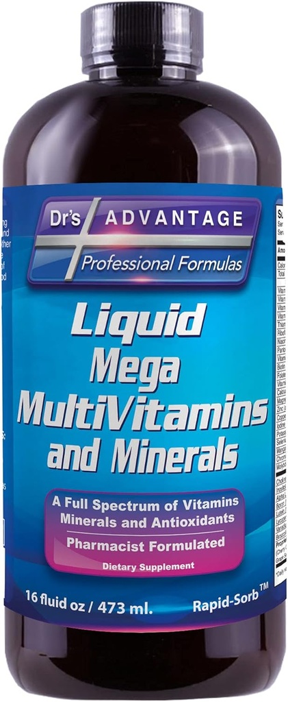 Drs Advantage - Flüssige Mega MultiVitamine und Mineralien 32oz [Gesundheit und Schönheit]