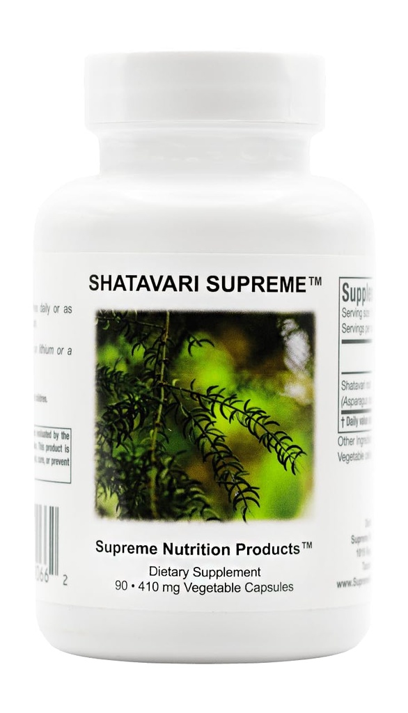 Höchste Ernährung Shatavari Supreme, 90 reine Shatavari Wurzel vegetarische Kapseln