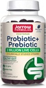 Jarrow Formulas Probiotic+ Prebiotic Nahrungsergänzung, Verdauungsmedizin, Gut Flora+Immune Gesundheit - 2 Billion CFU - 2 Klinisch untersuchte Erdnüsse - 60 Gummie - Blackberry Flavor