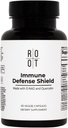 Root Wellness Immununterstützungsergänzung mit Vitamin D C K2, Quercetin und Trace Minerals aus Great Salt Lake, Verdauungsenzyme NAD Ergänzung für Erwachsene, 60 Kapseln