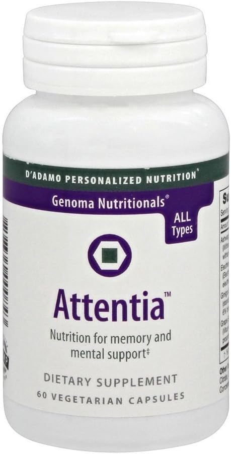 D'Adamo Personalisierte Ernährung Attentia, 60 Count
