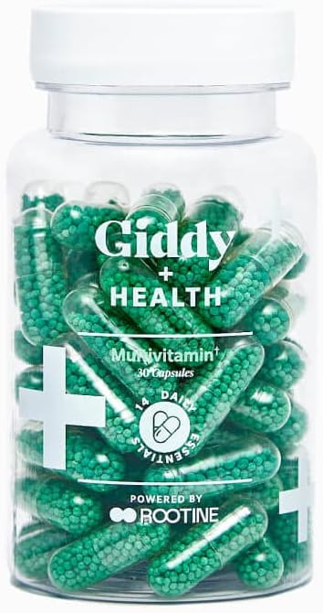 Giddy+Health Multivitamin mit B-Komplex, D3, und Zink