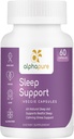 Schlafergänzung mit Melatonin, Ashwagandha, L-Theanin & Kräuter - 60 Kapseln