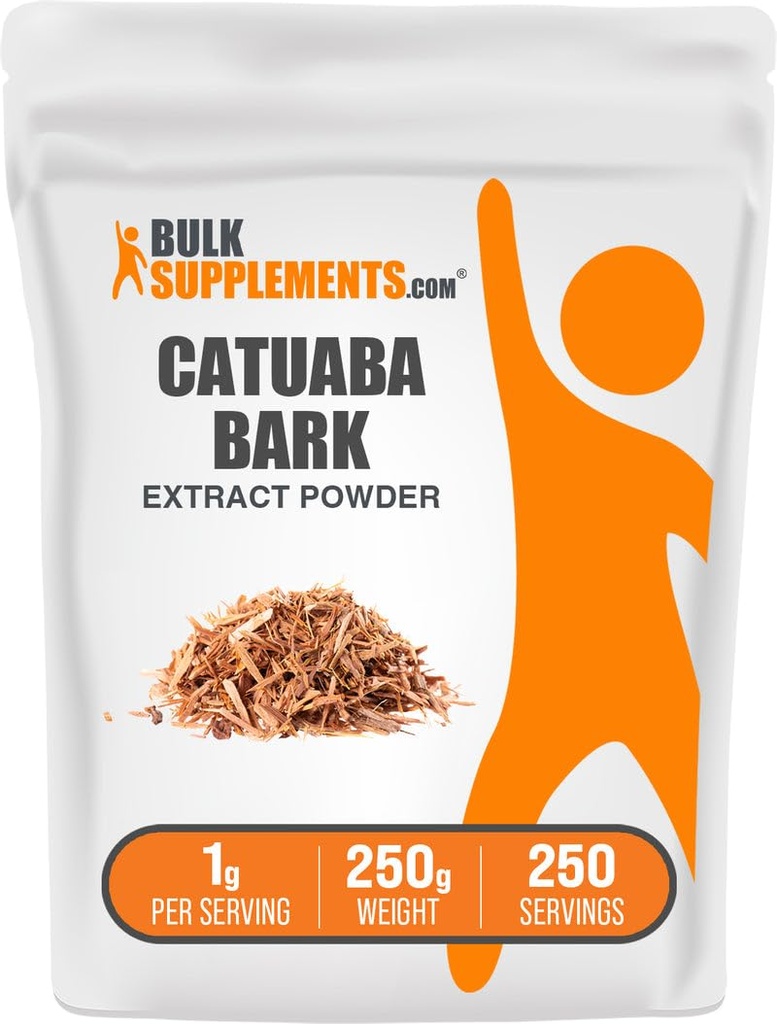 BulkSupplements.com Catuaba Bark Extrakt Pulver - Catuaba Bark Pulver, Kräuterergänzung - Vegan & Glutenfrei, 1g pro Servierung, 250g (8.8 oz) (Pack von 1)