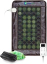 Gesunde Linie Fern Infrarot Heizkissen für Rücken, Hals, Schulter & Muskel Schmerzen Relief - gewichtete elektrische Mat mit Jade & Tourmaline Steine, Erdung - Medium Größe 32 x 20 in
