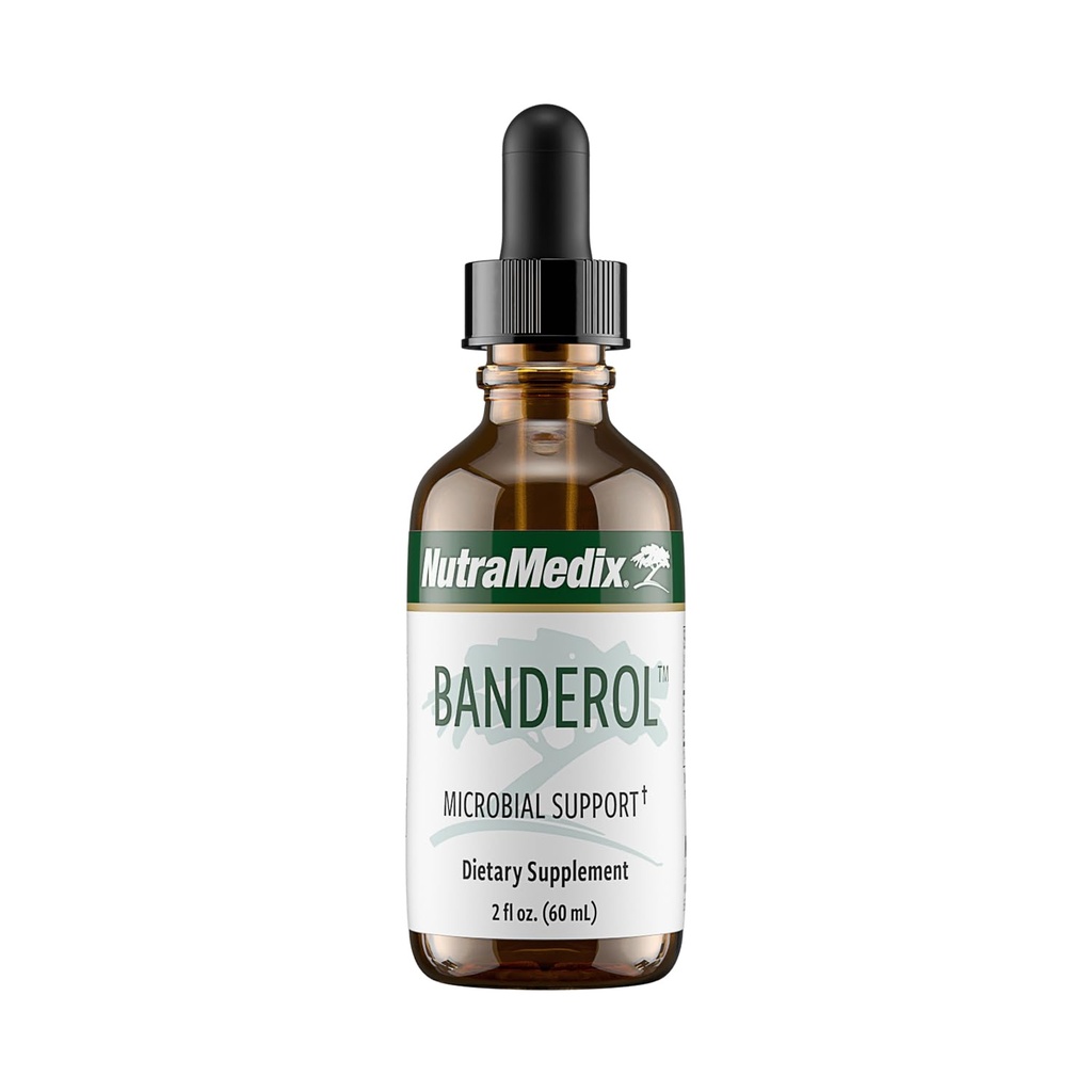 NutraMedix Daily Immun Support Supplement - Banderol Kräuterergänzungsmittel für Immunsystem Unterstützung - Vegan Tincture - Bioverfügbare Otoba Bark Extract Liquid Drops (2 oz/60 ml)