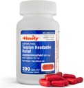 Zeit - 200 Caplets - Spannkopfschmerz und Schmerz-Reliever mit Acetaminophen 500 mg und Koffein 65 mg extra Stärke für Kopf, Hals, Schulter und Körper Schmerz-Reliever, Aspirin Free - Made in USA