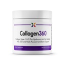 Stoppen Sie jetzt - Collagen360 mit Hyaluronsäure - Collagen Peptides Pulver, um gesundes Haar, Nägel & Haut zu unterstützen - Hilft, die Aussehen von feinen Linien und Falten zu reduzieren - Pulver 2,7 Unzen