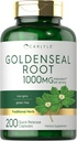 Carlyle Goldenseal Wurzelkapseln 1000mg | 200 Count | Traditionelle Kräuterergänzung | Non-GMO, Glutenfrei