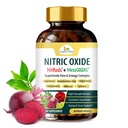 Bio Veda Beet Root Grape Seed & Red Spinat Nitric Oxide Kapseln - Konzentrierte Rüben Nitrat Ergänzungen mit Zirkulation Booster Green Tea Extract, Turmeric, Pomegranate - 60 Vegan Pillen