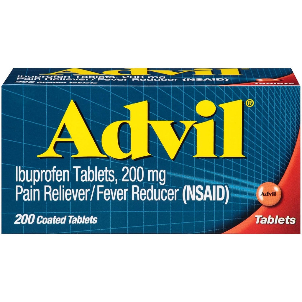 Advil Ibuprofen 200mg 200 Beschichtete Tabletten