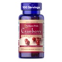 Puritan's Pride Premium Cranberry Fruit Concentrate 252mg (12.600mg Äquivalent) mit Vitaminen C und E, Nahrungsergänzung für Immunsystemunterstützung, 100 Rapid Release Softgels