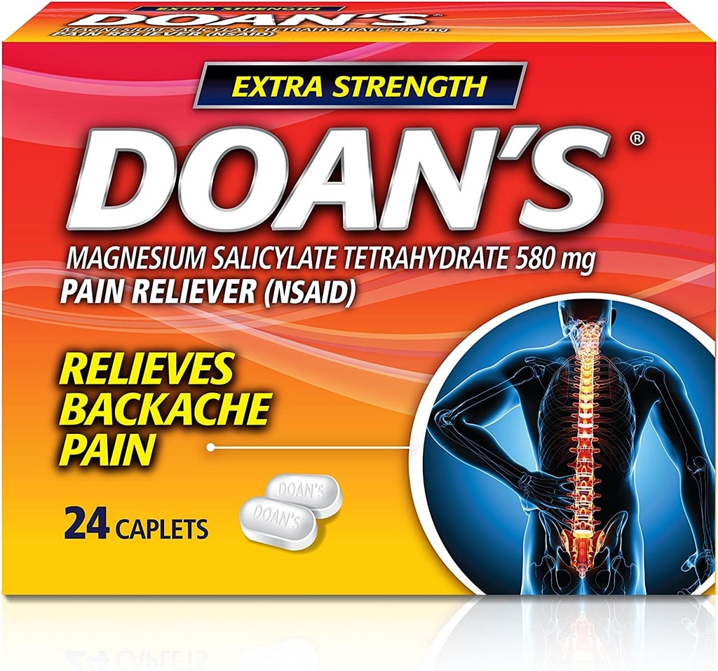 Doans Extra Stärke Caplets, 24 Zähler