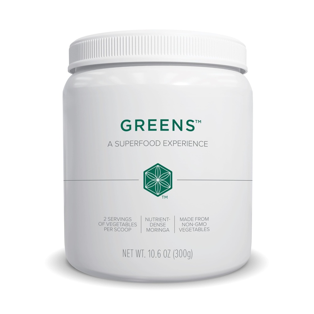 Isagenix Moringa Greens - Green Drink Powder mit Antioxidantien & Superfoods - Nahrungsergänzungsmittel - Hergestellt mit Non-GMO, Ganz-Food Gemüse - 10.6 Unze (30 Portionen)