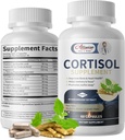 Cortisol Ergänzungen für Frauen und Männer,High Cortisol Reducer, Manager, Detox, Lower and Control,mit Magnesium, Ashwagandha,Rhodiola, L-Theanin für Mood,Focus,Sleep