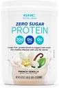 GNC Total Lean Zero Sugar Protein Powder, 20g, kein Zucker, kein Fett, 90 Kalorien, Französisch Vanille, 20 Portionen