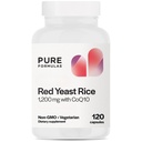 PureFormulas Extra Strength Red Yeast Rice 1200mg mit CoQ10 100mg, Citrinin-Free, Non-GMO, Gluten-Free, 120 Kapseln (2 Monate Versorgung)