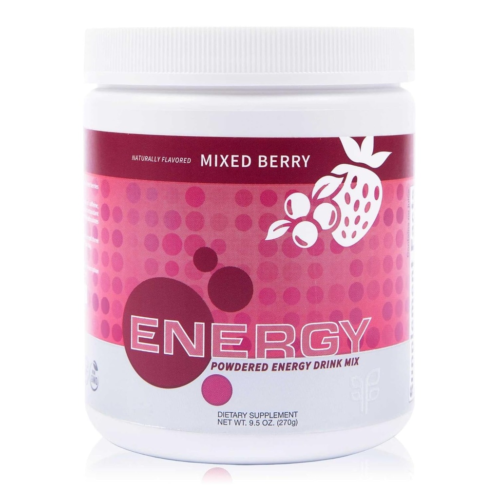 Pure Energy with Wheat Grass Mixed Berry Sugar-Free Powder Mix Dietary Supplement Net Wt. 9.5 oz (270g)