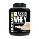 NutraBio Classic Whey Protein Powder- 25G Protein Per Scoop - Full-Spectrum Amino Säureprofil - Keine Füllstoffe, Künstliche Farben, Konservierungsstoffe - Low Glycemic Index - Creamy Vanilla, 5 Pounds