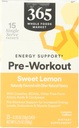 365 von Whole Foods Market, Pre-Workout Energy Support mit Koffein, Einzel-Serve Packets, Sweet Lemon, 15 Count