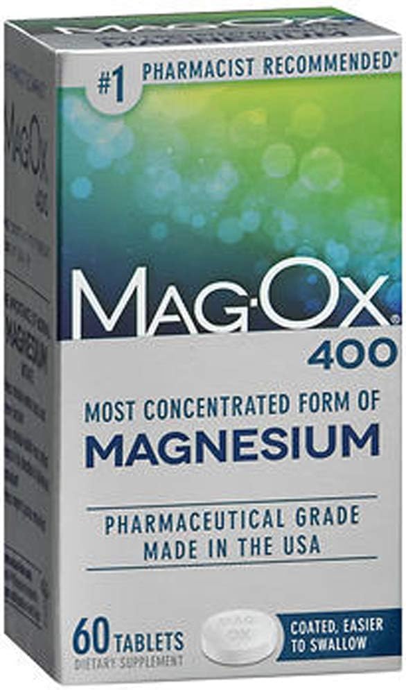 Mag-Ox 400 Magnesium, Tabletten 60 jedes (Pack mit 3 )