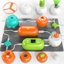 SNAEN Circuits for Kids 4-8 8-12 - Science Kits für Kinder Alter 5-7 8-10, Über 300 Projekte, 31 Teile, Electronics Exploration Educational Gifts for Kid Boy Girl Ages 3 4 5 6 7 8 9 10 11 12