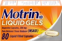 Motrin IB Ibuprofen 200mg Flüssige Gele, Ibuprofen Pain Reliever & Fever Reducer für Erwachsene, Relief von minderwertigen Arthritis Schmerzen, Muskeln, Kopfschmerzen, Menstrual Cramps & Backache, 80 ct
