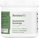 RetzlerRx Glutamine Synergy L-Glutamine Powder with DGL & Aloe - 9.27 oz Gastrointestinal Support Supplement - Non-GMO, Gluten-Free & Vegan Formula for Digestive Health and Immune System Support