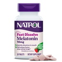 Natrol Fast Dissolve Melatonin 10 mg, Schlafunterstützung für Erwachsene