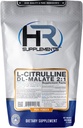HR-Ergänzungen L-Citrullin DL-Malat 2:1 Pulver, 500 Gramm (1,1 Lbs), Unflavored, Lab-Tested, Scoop Included