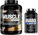 Nutrex Research Whey Protein Pulver, Schokolade Anabol PM Nacht Muskelaufbau & Schlafhilfe