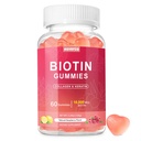 Biotin 10000mcg Keratin Collagen Gummis ergänzt Haarnägel Vitamine Tägliche Haarnägel Wachstum & Stärke Gummi für Frauen Vegan Biotin und Vitamin C Gummy 60 Count