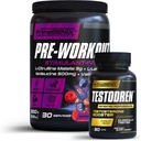 Peak Performance Stack | Testodren & Stimulant Kostenlose Vor-Workout Bundle | Übungen Enhancing | Verbesserung der Energie | Made in USA