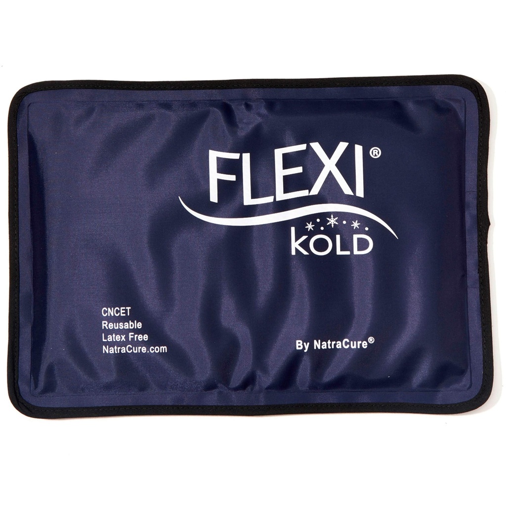 FlexiKold Gel Soft Flexible Ice Packs für Verletzungen - Reusable Freezer Cold Pack, Cold Compress & Cooling Gel Pad für Gesicht, Schulter, Hip, Leg, Arm, Knöchel & Fuß Verletzung - Medium - 7.5” x 11.5”