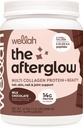 Wellah The Afterglow Multi Collagen Protein + Beauty (30 Servierungen, Schokolade) - Haar, Haut, Nagel & Gelenkunterstützung - Non-GMO & Gluten Kostenlos