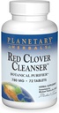 Planetary Kräuter Red Clover Cleanser Tablets, 72 Zähler